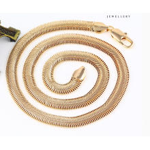 43085 Fashion Cool 18k Gold Snake Jewelry Necklace in Metal Alloy